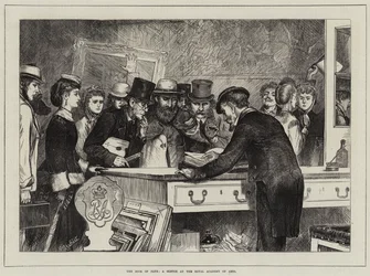 Le Livre du Destin, une esquisse à la Royal Academy of Arts